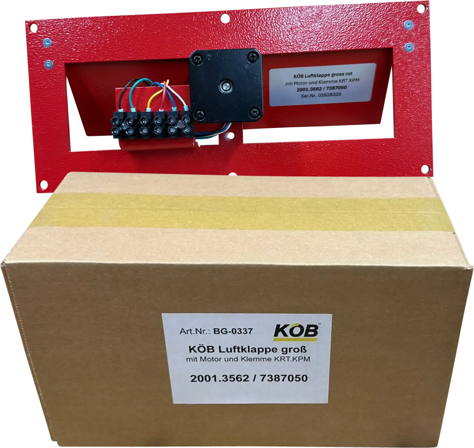 Ersatzteil für KÖB Pyrot KRT: Motor-Luftklappe